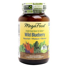 Megafood 와일드 블루베리 타블렛, 90개입, 1개