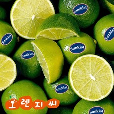오렌지씨 생 라임 200 175과(18kg) 1박스, 썬키스트 라임 200과(85g) 1박스