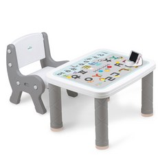 미루 의자 공부상 책상의자 유아공부상 유아책상, 1-한글 숫자 책상 1인용