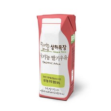 상하목장 유기농 딸기우유, 96개, 125ml