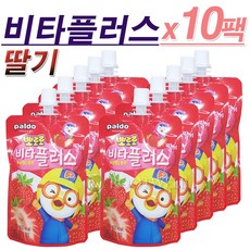 팔도 뽀로로 비타플러스 음료, 10개, 100ml