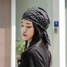 매쉬두건면모자