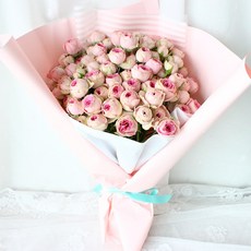 플라로마 핑크장미 100송이 꽃다발 로즈데이 프로포즈 생일선물 전국꽃배달