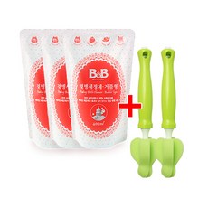 비앤비 젖병세정제 거품형 리필3개 + 써니비젖꼭지솔2개, 1개