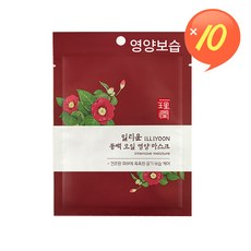 아모레퍼시픽 일리윤 동백 오일 영양 마스크 10개 (촉촉마스크팩), 1매