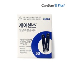 케어센스 혈당시험지, 100매, 1팩, 50개