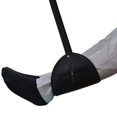 휴대용 발 받침대 벨벳해먹, 네이비, 1개