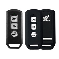 카포카 혼다 오토바이 PCX150 3버튼 실리콘 키케이스 키홀더, PCX150 딥블랙