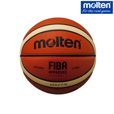 몰텐 GM7X 농구공 7호 6호/합성가죽/오랜지앤아이보리, 몰텐 GM7X 농구공 (6호)