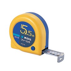 KDS 줄자- 수동(프리형) F22-55BBPS 5.5m×22mm, 1개