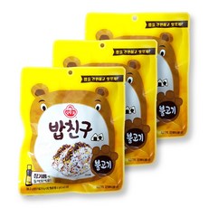 오뚜기 밥친구 불고기 3개(36.3g*3개)밥이랑후리가케 즉석간편요리식품, 36.3g, 3개