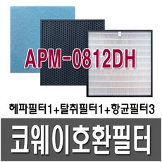 코웨이 APM-0812DH 호환용필터 1년사용, 옵1.헤파1+탈취1+항균3, 1개