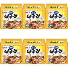농심 너구리 순한맛 봉지, 30개