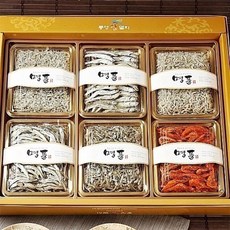 [수협] 통영멸치 명품세트2호 (귀족멸치150g 세멸180g 자멸150g 소멸150g 중멸150g 홍새우90g)(10월4일부터 출고), 1세트