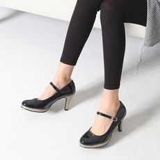 [포근] 220구두 255구두 에나멜 가보시힐 8cm
