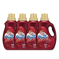 피죤 리치퍼퓸 시그니처 섬유유연제 라피에스타 본품, 1.35L, 4개입