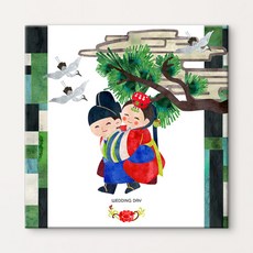 전통혼례액자