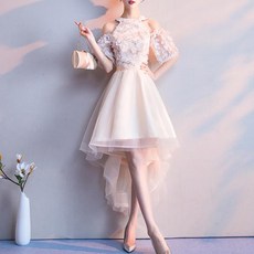드레스 홀복 파티복 웨딩 여성 롱 48 Bi9cu