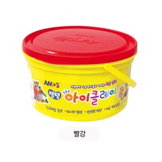 아모스 아이클레이 600g 벌크, 빨강, 1개
