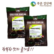 [푸른강산애] 속이꽉찬 감자투명만두 1000g_2팩 기획, 1000g, 2팩