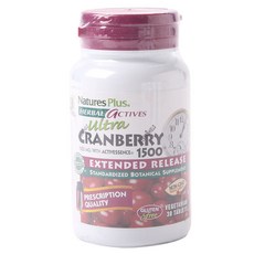 네이처스플러스 울트라 크랜베리 1500mg 베지테리안 타블렛 글루텐 프리, 30개입, 1개
