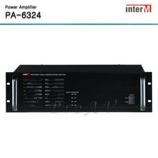 인터엠 PA-6324 PA 파워앰프 정격출력 240W 보호회로 내장