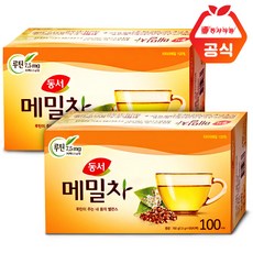 동서 메밀차 100T+100T 총200T, 1.5g, 100개입, 2개