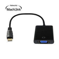 마하링크 MINI HDMI TO VGA 컨버터 AUDIO ML-HVC-D, 1개, 15cm