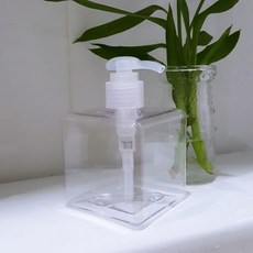 에버라인 베이직 사각 디스펜서 거품용기, 1개, 일반형 투명250ml