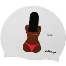 르망고 수영모자 Tattoo Dodo 실리콘수모+귀마개