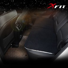 XFIT 레트로X 양모 고급 겨울시트 블랙 뒷좌석, 블랙1P