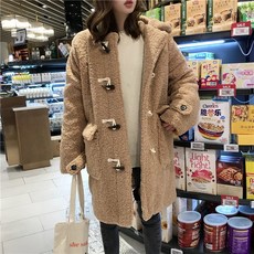 [NewCare] 뉴케어 직수입 여성 양모 후드 떡볶이 코트