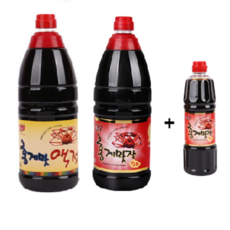 홍일식품 홍게액젓1.8L+홍게맛장1.8L 구입시 500ml 증정, 2개, 1.8L