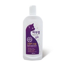 예삐 예삐 부드러운 피모를 위한 피부병예방 고양이샴푸, 1개, 360ml