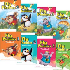 Fly Phonics 플라이 파닉스 StudentBook + WorkBook (CD포함) 1~4 선택구매 [전8권], 플라이파닉스 3 (스튜던트북+워크북)