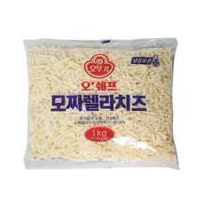 오뚜기 오쉐프 모짜렐라치즈, 1kg, 1개