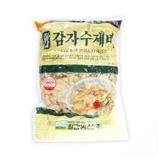칠갑 감자수제비 2kg 6개 1박스 냉장식품 아이스박스포함