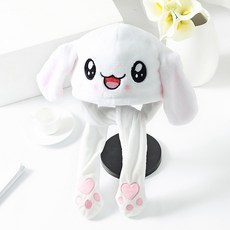 귀올라가는토끼모자