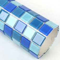 수영장파란유리모자이크타일