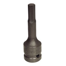 지니어스 육각비트소켓(임팩트) 3/8인치x6MM-76L, 필수선택.3/8인치x6MM-76L, 1개