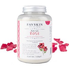 더허브스토리 패브스킨 로즈 바스솔트 목욕 소금 입욕제 450g 바스솔트/미네랄, 1개