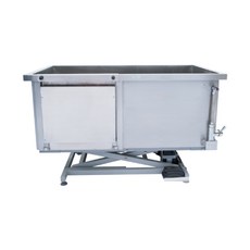 초롱이네 애견샵 욕조 대형 스테인레스 애견 스파 애견미용 샤워 C, 1개