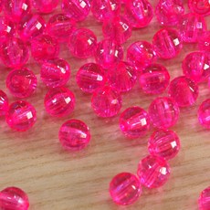 [모모슬라임] 슬라임재료 슬라임토핑 슬라임파츠 슬라임, 노래방구슬 분홍 25g, 1팩
