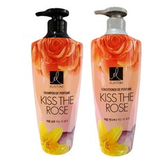 엘라스틴 키스더로즈 샴푸600ml+린스600ml 퍼퓸샴푸, 2개, 600ml