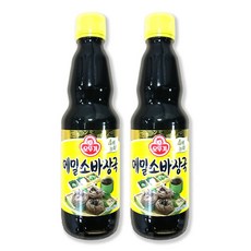브라더스 오뚜기 메밀소바 장국 2개(360ml*2개)사골멸치육수 다시팩 가쓰오부시 메밀소바장국 냉면양념소스, 2개, 360ml