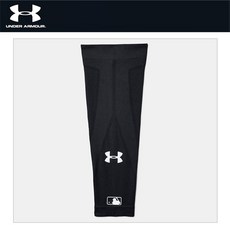 언더아머 정품 당일발송 MLB 아머 니트 베이스볼 암 슬리브(1개입), 블랙