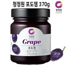 청정원 과일잼 쨈 370gx2개 4종선택 혼합가능, 1개, 01 포도잼x2개