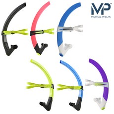 MP 마이클펠프스 센터스노클 포커스 스윔 스노클, 03.레귤러_블루화이트