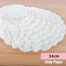 삼소니 도일리페이퍼원형(14cm)100매 홈파티용품