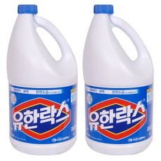 유한락스 레귤러 용기형, 4L, 2개